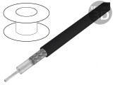 Cablu coaxial RG-H58CU PE negru 5,4mm