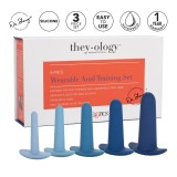 Calexotics-Set de Antrenament Anal Wearable, 5 Piese-Silicon