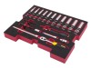 Set chei tubulară 6-puncte Stanley Fatmax 48 piese 1/4