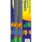 Creion grafit, lacuit combino, invata sa scrii, mina b, corp albastru, 2