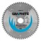 Disc circular vidia, multimaterial, 60 dinti, 216&nbsp;mm, Graphite