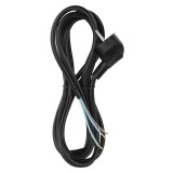 Cablu de alimentare EMOS S18372 flexibil izolatie PVC 3 0.75mm2 2m negru