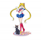 Figurina Acrilica Sailor Moon - Sailor Moon &amp; Luna