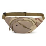 Borseta Sport, Zamo&reg;, Material Impermeabil, 4 Fermoare, Talie Reglabila, Dimensiune 34x14x8cm, Camuf