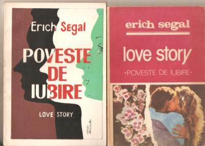 Erich Segal-Love story+Poveste de iubire foto