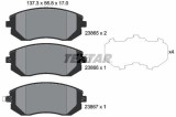 Set placute frana disc Subaru Forester, Impreza, Legacy IV, Legacy V, Outback, Xv Motor 1.5, 1.5, 1.5, 1.5 AWD, 1.5 F, 1.6, 1.6 AWD, 1.6 i,