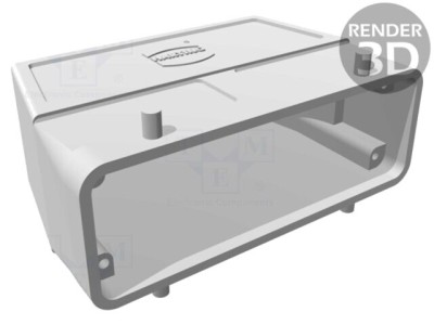 Carcasă HARTING HDC 24B pentru conectori pe cablu Han&amp;reg; B &amp;ndash; cod 09300240801 foto