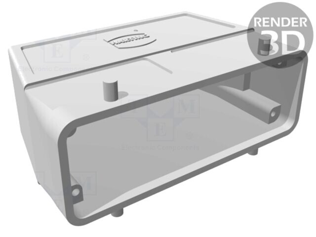 Carcasă HARTING HDC 24B pentru conectori pe cablu Han&reg; B &ndash; cod 09300240801