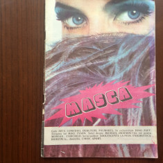 revista masca aprilie 1989 arta film teatru divertisment rebus muzica sport umor