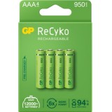 Acumulatori ReCyko 950mAh AAA (LR03) 1.2V NiMH, paper box 4 buc