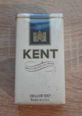 (3) Pachet plin tigari KENT anii 1980 Made in USA foto