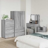 vidaXL Dulapuri de depozitare 2 pcs Gri Sonoma 60 x 48 x 105 cm 3406241