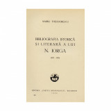 Barbu Theodorescu, Bibliografia Istorică și Literară a lui N. Iorga, 1935, cu dedicație