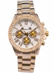 Ceas Dama Matteo Ferari Gold White Clasic XV foto