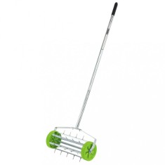 Draper Tools Aerator pentru gazon cu tambur, 450 mm, verde foto