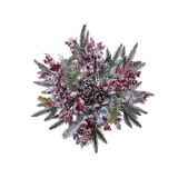 Decoratiune - Deco Star Frost Red Berrie, 50 cm | Kaemingk