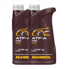 Pachet 2 litri Ulei Mineral MANNOL ATF-A PSF - Universal, pentru Servo si Transmisii Automate (GM Specificatie)