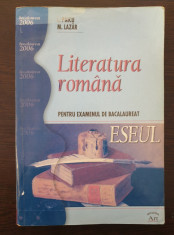 LITERATURA ROMANA PREGATIRE INDIVIDUALA PROBA SCRISA - ESEUL - Paicu, Lupu 2006 foto