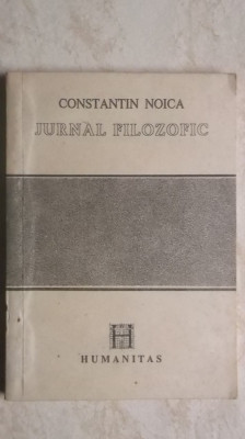 Constantin Noica - Jurnal filozofic foto