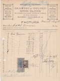 Factura Depositul General de Geamuri si oglinzi Herman Goldstein BUCURESTI 1922