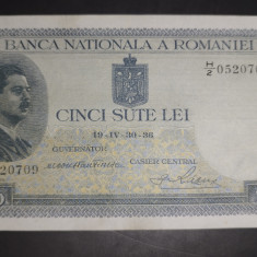 SD0162 Romania 500 lei 1936