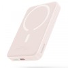 Baterie Externa Wireless Baseus Magnetic Mini, 10000mAh, 20W, PD + FQI, 1 x QI - 1 x USB-C, Roz P10059001413-00