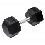 Orange Gym Ganteră hexagonală, negru, 14 kg