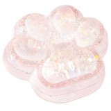 Jucarie antistres squishy, flippy, cu revenire lenta, model cat paw, 6.5 x 7 cm, din tpr, 4-6 ani, model 6 ocean, transparent