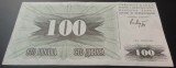 Cumpara ieftin Bancnota 100 Dinari - Bosnia Hertegovina, anul 1992 *cod 218 = A.UNC