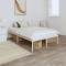 vidaXL Cadru pat metalic, alb, 120x190 cm 350910