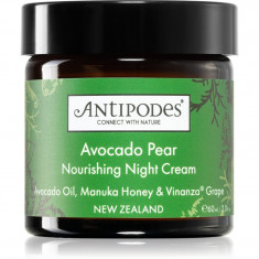 Antipodes Avocado Pear Nourishing Night Cream crema de noapte nutritiva faciale 60 ml