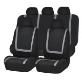 Cumpara ieftin Set huse scaun auto ieftine, Universale 9 piese, model GREY LINE &ndash; GRI