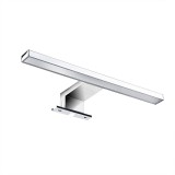 Lampa LED Leziter Luxx 4.5W, 300lm, Lumina Neutra 4000K, IP44, Plastic Cromat, Dimensiuni 300mm, pentru Baie