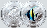 Burundi 100 Francs 2015 UNC, Moneda Straine cu Peste Moorish Idol, Colorata