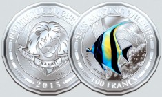 Burundi 100 francs 2015 UNC Peste Moorish Idol