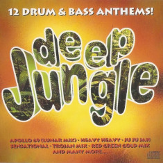 CD Various ‎– Deep Jungle - 12 Drum & Bass Anthems, original