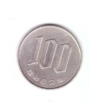 Moneda Japonia 100 yen 1987 (62), stare foarte buna, curata