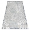Covor Structural BOTANIC 65241 Frunze tesut plat pe balcon, terasa - gri, 137x190 cm