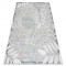 Covor Structural BOTANIC 65241 Frunze tesut plat pe balcon, terasa - gri, 137x190 cm