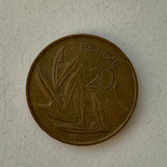 Moneda 20 FRANCI - 20 francs - Belgia - 1980 - KM 160 (130)