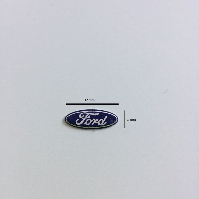 emblema chei FORD, MONDEO, FOCUS, TRANSIT, FIESTA 17x6mm