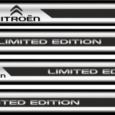 Set protectii praguri CROM - Citroen Limited Edition