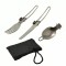 Set de tacamuri practica pentru drumetii, 3 piese Handy KitchenServ