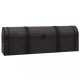 Cumpara ieftin Cufar de depozitare, lemn masiv, stil vintage 120 x 30 x 40 cm