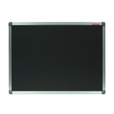 TABLA CRETA NEAGRA MAGNETICA 100x200 cm MEMOBOARDS, rama aluminiu