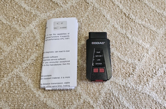 GODIAG V600-BM Diagnoza + programare BMW cu DOIP K-Line CAN FD