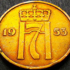 Moneda istorica 5 ORE - NORVEGIA, anul 1953 * cod 1171