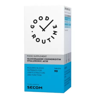 GLUCOSAMINE CHONDROITIN HYALURONIC ACID 90CPR foto