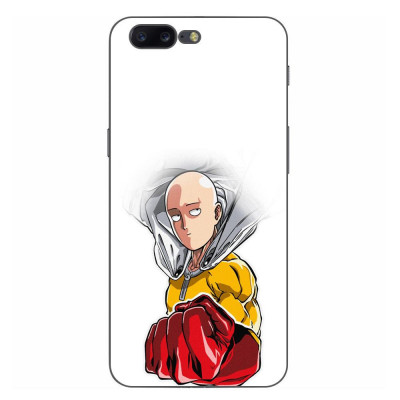 Husa compatibila cu OnePlus 5 Silicon Gel Tpu Model One Punch Man Saitama foto