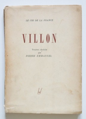 Villon (antologie și prefață de Pierre Emmanuel; 1944) foto